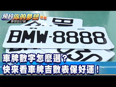 車牌號碼4|選牌技巧知多少！從數字五行解析車牌吉凶